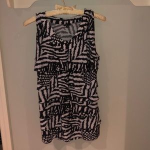 *** SOLD *** Milano Women’s Layered Printed Tank